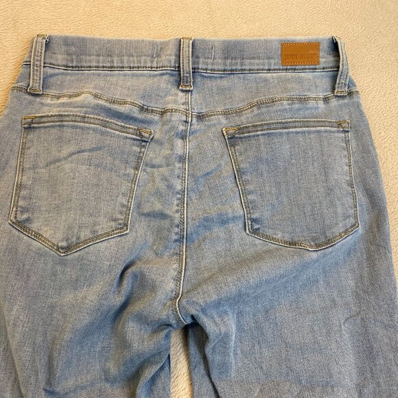 Judy Blue Womans Lincoln Mid‑Rise Pull‑On Skinny Jegging Size 9/29 Light Wash De - Picture 9 of 16